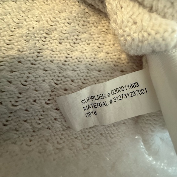 Polo by Ralph Lauren Button white cropped Cardigan size 6x - Picture 5 of 11